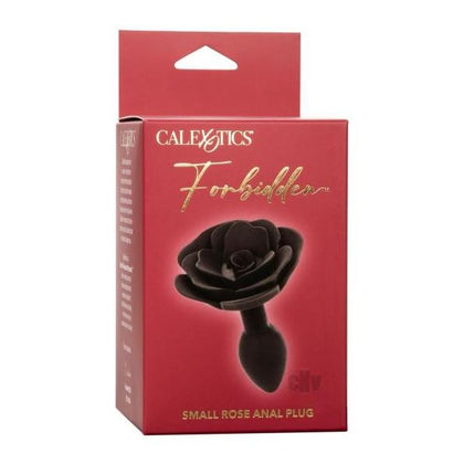 Forbidden Small Rose Anal Plug - Elegant and Pleasurable Silicone Anal Toy for Intimate Moments