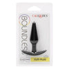 Boundless Slim Plug - Premium Silicone, Tapered Design, Model B123, Unisex, Anal Pleasure, Black - Adult Naughty Store