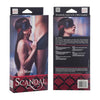 California Exotic Novelties Scandal Eye Mask Black-Red: Sensual Blindfold for Enhanced Pleasure