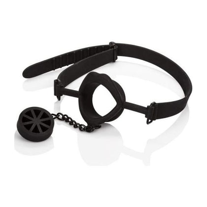 Scandal Silicone Stopper Gag Black: The Ultimate Pleasure Enhancer for Intimate Moments