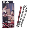 California Exotic Novelties Scandal Leash Black-Red - Heavy Duty Metal Chain Leash for BDSM Play, Model SL1001, Unisex, Perfect for Sensual Pleasure and Fetish Exploration - Adult Naughty Store