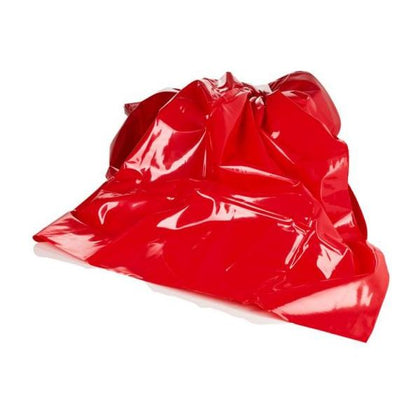 Scandal Super Sheet Red King Size Erotic PVC Sheet for Sensual Play and Easy Cleanup