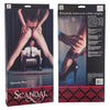 California Exotic Novelties Scandal Spreader Bar Black-Red - A Sensual Restraint for Intimate Pleasure - Adult Naughty Store