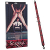 California Exotic Novelties Scandal Spreader Bar Black-Red - A Sensual Restraint for Intimate Pleasure - Adult Naughty Store