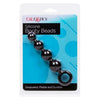 Silicone Booty Beads Black 4.5 Inch - Premium Anal Pleasure Toy for Men and Women - Adult Naughty Store