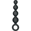 Silicone Booty Beads Black 4.5 Inch - Premium Anal Pleasure Toy for Men and Women - Adult Naughty Store