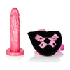 Shane's World Pink Harness with 7.5 Inch Dong - Premium Universal Strap-On Kit for Sensual Pleasure - Adult Naughty Store