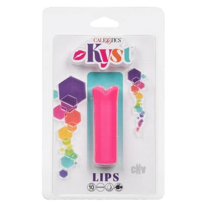 Kyst Lips Pink Silicone Mini Massager - Model KLP-10 - Female - Intimate Pleasure - Pink - Adult Naughty Store