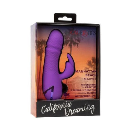 California Dreaming Manhattan Beach Marvel Dual Stimulator CDMB-001 - Ultimate Pleasure for All Genders - Clitoral and G-Spot Pleasure - Pink