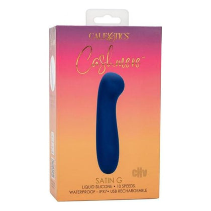 Introducing the Luxe Pleasure Cashmere Satin G-Spot Massager - Model XG-3000 for Women - Delightful Deep Stimulation - Seductive Midnight Black