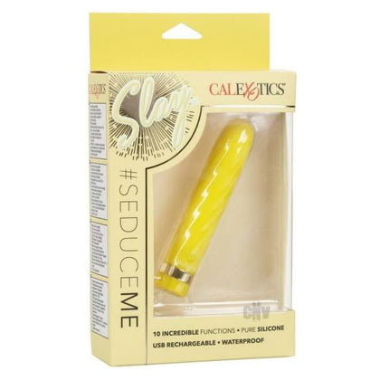 Slay® SeduceMe SM-1001 Unisex Mini Bullet Massager for Intimate Pleasure - Vibrant Yellow - Adult Naughty Store