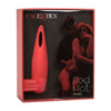 Red Hots Spark Clitoral Encaser Massager - Model RH-500 - Intense Pleasure for Her - Waterproof - Rechargeable - 10 Function - Premium Silicone - Red - Adult Naughty Store