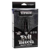 Introducing the Sensual Pleasures Naughty Bits Evil Bitch Lipstick Vibrator - Model NB-500X: A Powerful and Discreet Lipstick Vibe for Women, Delivering Intense Stimulation to Your Favorite P - Adult Naughty Store