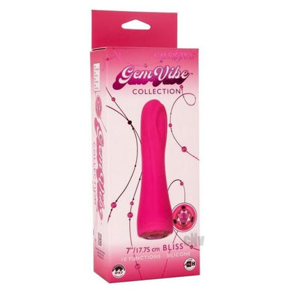 Gem Vibe Collection Bliss Pink Sensual Vibrator - Model GV-001 - Women - Clitoral Stimulation