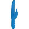 Bounding Bunny Silicone Vibrator Blue - Adult Naughty Store