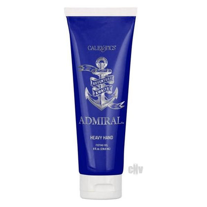 Admiral Heavy Hand Fisting Gel 8oz - Premium Desensitizing Cream for Extended Playtime - CalExotics Expertly Crafted - pH-Friendly, Safe for All Skin Types - Fragrance and Colorant Free