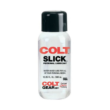 Colt Slick Water-Based Personal Lubricant - Premium Formula for Enhanced Pleasure - Model LS-12.85 - Latex Condom Compatible - Sex Toy Friendly - 12.85oz - Intensify Your Intimate Moments - Adult Naughty Store