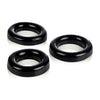 Colt Pliable Rubber 3 Ring Set - Enhance Stamina and Pleasure, Model CR-3X, Male, Erection Support, Black