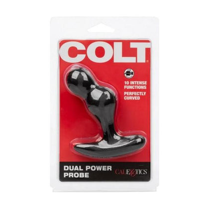 Colt Dual Power Probe Black - Premium Silicone, 10 Functions, USB Rechargeable