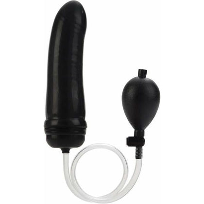 Hefty Probe Inflatable Butt Plug - Model HP-500X - Unisex Anal Pleasure - Black