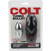 Colt Turbo Bullet Vibrator Silver - Powerful Multi-Speed Pleasure for Him or Her - Adult Naughty Store