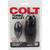 Colt Turbo Bullet Vibrator Black - Powerful Multi-Speed Pleasure for Men and Women - Adult Naughty Store