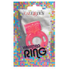 Introducing the SensaPleasure Foil Pack Vibrating Ring Pink - Model SR-5000: Unleash Ultimate Pleasure for All Genders and Amplify Your Intimate Moments! - Adult Naughty Store