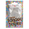 Introducing the Clear Foil Pk Vibrate Tongue Teaser - The Ultimate Pleasure Enhancer for Oral Play!