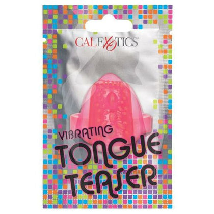 Foxy Flutter Vibrating Tongue Teaser - Model FT-24P - Unisex - Tongue Stimulator - Pink - Adult Naughty Store