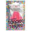 Foxy Flutter Vibrating Tongue Teaser - Model FT-24P - Unisex - Tongue Stimulator - Pink - Adult Naughty Store