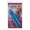 Crystal Playmate Vibrator 3 Inch Blue - Powerful Clitoral Arouser for Intense Pleasure