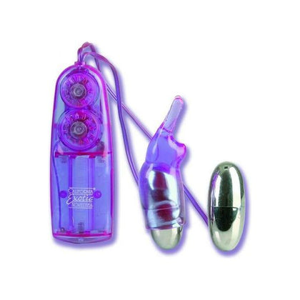 Introducing the Jessica Drake's Bunny Teaser Purple - Dual Bullet Clit Stimulator for Women - Adult Naughty Store