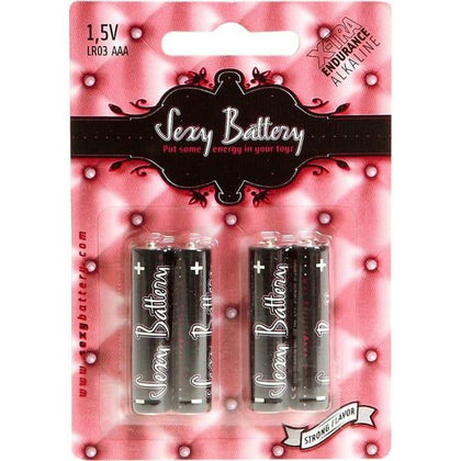 Sexy Battery AAA-LR3 4 Pack - The Ultimate Power Source for Intimate Pleasure