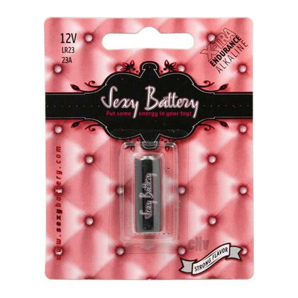 Sexy Battery LR23-23A Single Pack - High-Performance 12V Xtra Endurance Alkaline Battery for Intimate Pleasure - Model: LR23A - Unisex - Enhanced Pleasure for All Areas - Seductive Black - Adult Naughty Store