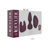 Loveline Ultimate Kit Burgundy Silicone Bullet Vibrator - Model X1, for Female Pleasure - Adult Naughty Store