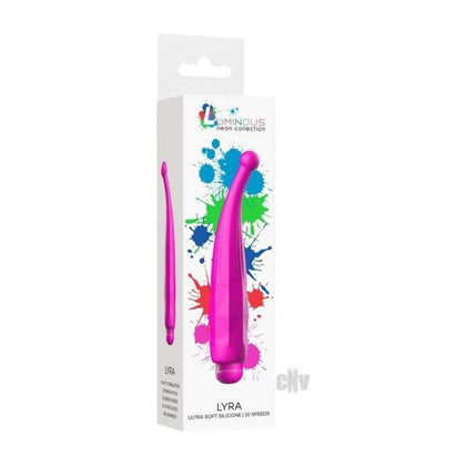 Introducing the Sensational Luminous Lyra Fuchsia G-Spot Vibrator - Model LY-10GF - Adult Naughty Store