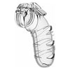 Mancage Model 05 Chastity Cage for Men's Cock and Ball Restriction, Clear - Ultimate Control and Intense Pleasure