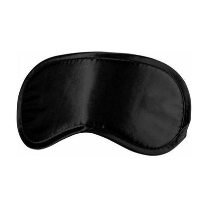 Ouch Soft Eyemask Black O-S: Comfortable Polyester Blindfold for Sensual Pleasure
