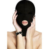 Ouch Submission Mask Black O-S: Spandex BDSM Sensory Deprivation Hood - Model SM-001 - Unisex - Full Head Coverage - Black - Adult Naughty Store