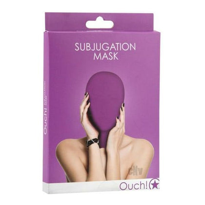 Purple Sensation Subjugation Mask - Unisex Lightweight Hood for Sensory Play - Adult Naughty Store