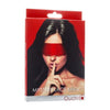 Ouch! Mystere Lace Eye Mask Red - Enhance Sensual Experiences with this Intriguing Bedroom Accessory - Adult Naughty Store