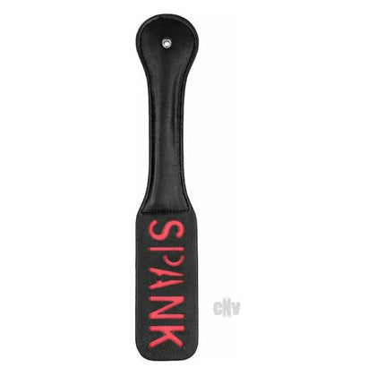 Leather Bound Delight: Ouch Paddle Spank Black - Model X123 - Unisex Pleasure Tool