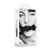 OUCH! Silicone Bone Gag Black - Adjustable Dogbone Style BDSM Gag Toy for Enhanced Pleasure - Model X1234 - Unisex - Oral and Sensory Stimulation - Black - Adult Naughty Store