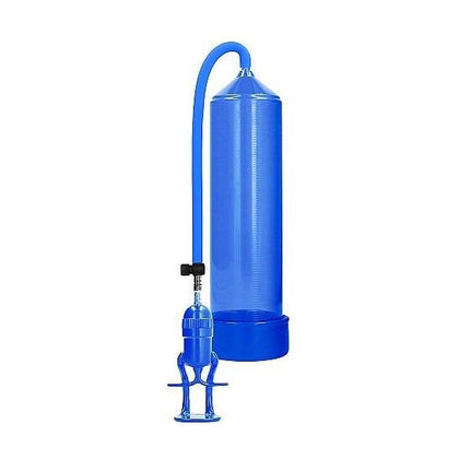 Introducing the Deluxe Beginner Pump Blue: The Ultimate Vacuum Erection Device for Enhanced Pleasure and Performance - Adult Naughty Store