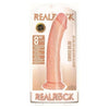 RealRock Curved 8 Vanilla - Lifelike Firm Dildo for Explosive G-Spot Stimulation - Non-Branded - Adult Naughty Store