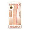 RealRock Curved 10 Vanilla - Lifelike Firm Dildo for G-Spot Stimulation - Women's Pleasure Toy - Adult Naughty Store