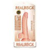 RealRock Curved W-Balls 6 Vanilla Dildo - Ultimate Pleasure for G-Spot Stimulation - Lifelike Feel and Hands-Free Fun - Adult Naughty Store