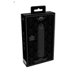 Royal Gems Imperial Black Silicone Rechargeable Vibrating Bullet - Model F-1 Unisex Full-Body Stimulation (Black) - Adult Naughty Store