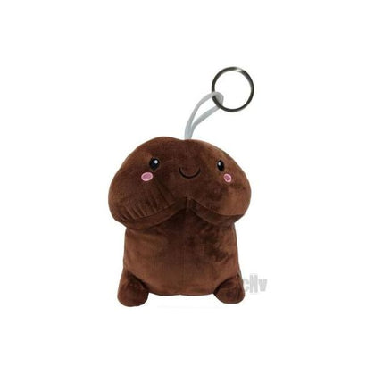 Brown Velvet Pleasure Pals Stuffed Penis Toy - Model 3.94 - Adult Naughty Store