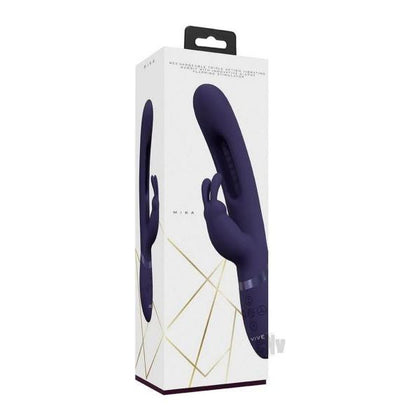 VIVE MIKA Triple Motor Flapping Tongue Rabbit Vibrator VIVE057 | For those in pursuit of new heights of pleasure| Purple